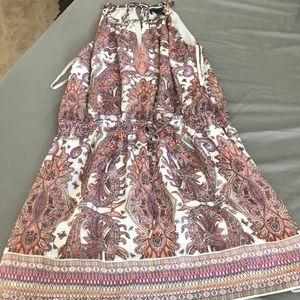 White House Black Market Satin Dress L SALE